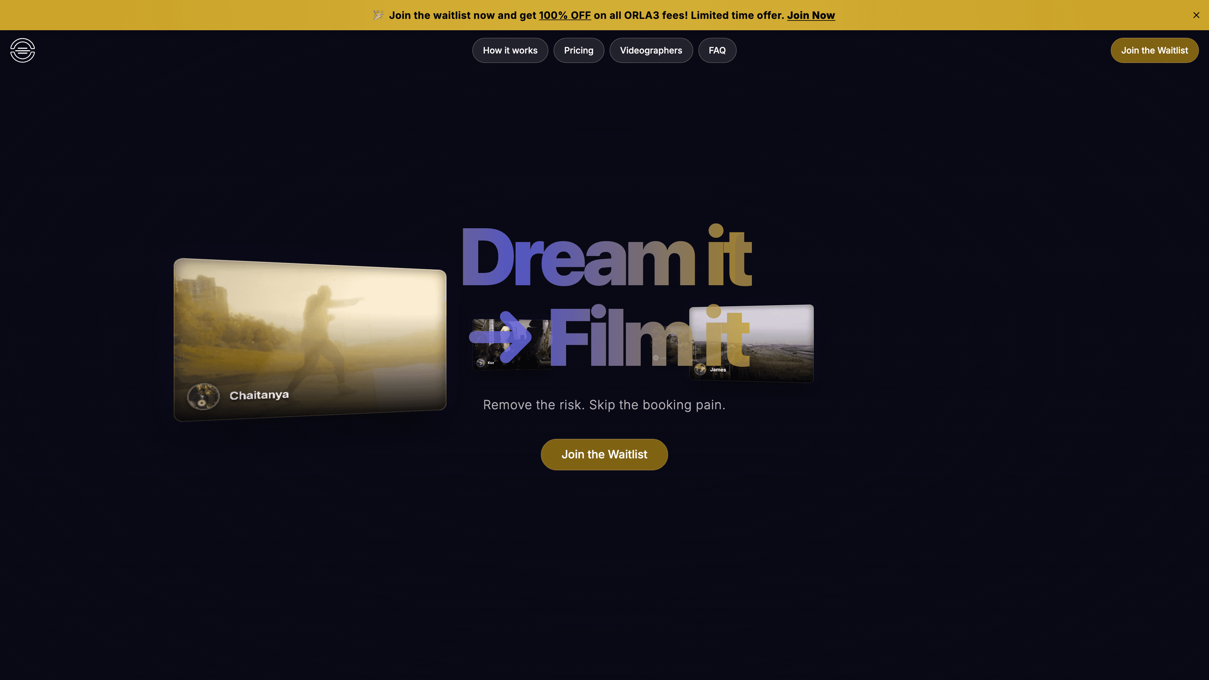 ORLA³ website screenshot
